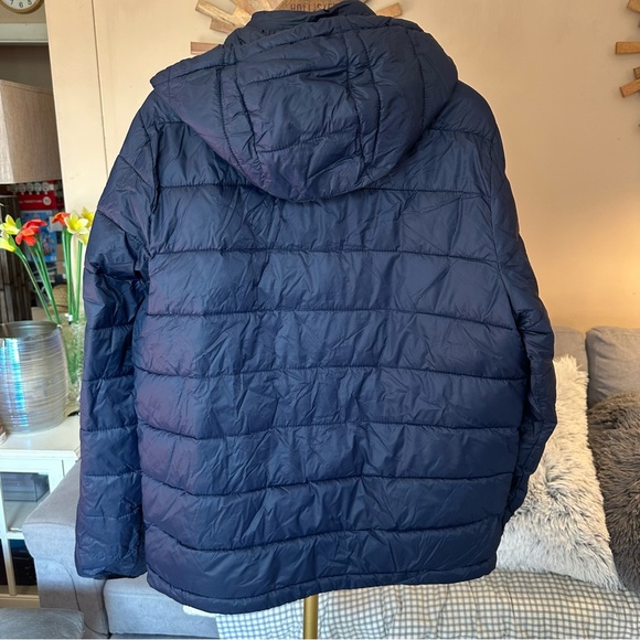 Abercrombie & Fitch Dark Blue Navy Puffer Jacket - Picture 5 of 5